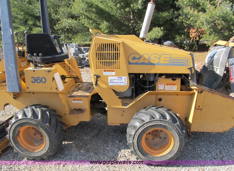 image for item B2604 Case 360 trencher backhoe