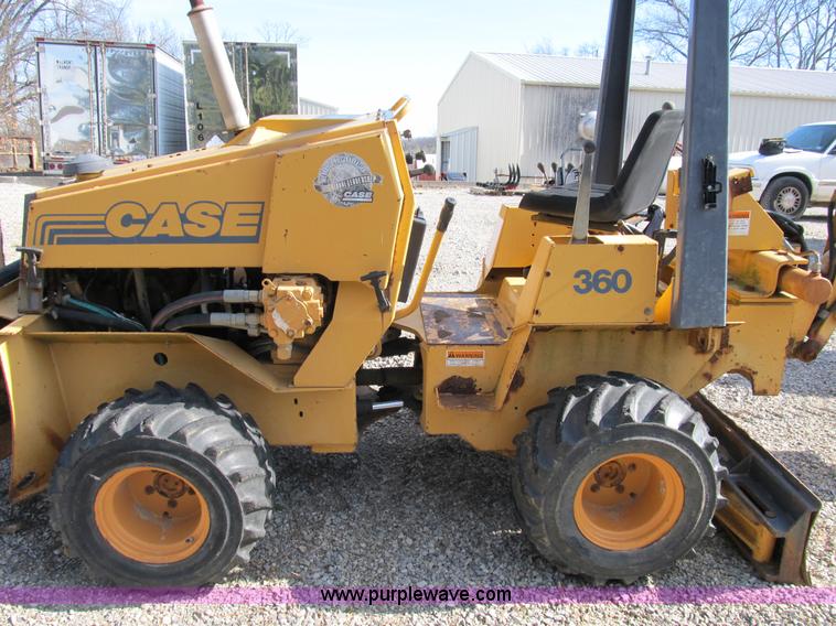 image for item B2604 Case 360 trencher backhoe