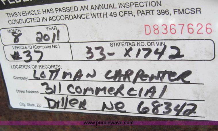 image for item B5104 1992 Towmaster T-6 PAN tandem axle trailer