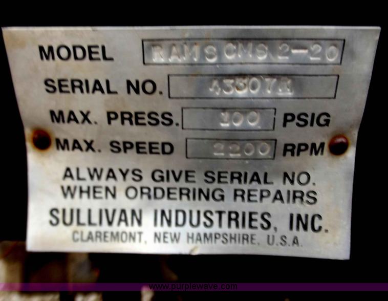 image for item B6232 Sullivan Scorpion self-contained air track drill