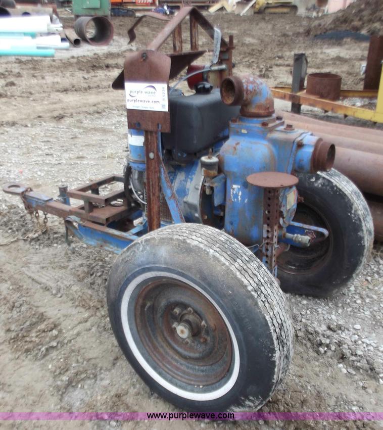 image for item B6234 Gorman Rupp towable 4" water pump