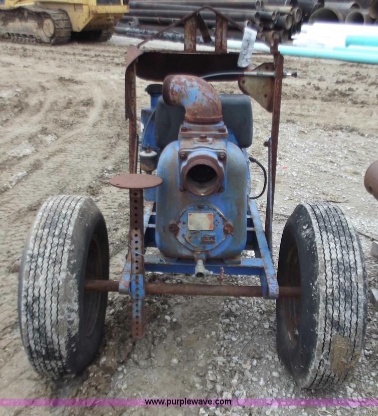 image for item B6234 Gorman Rupp towable 4" water pump