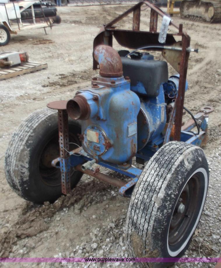 image for item B6234 Gorman Rupp towable 4" water pump