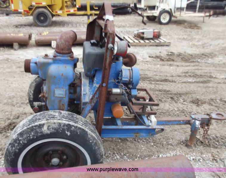 image for item B6234 Gorman Rupp towable 4" water pump