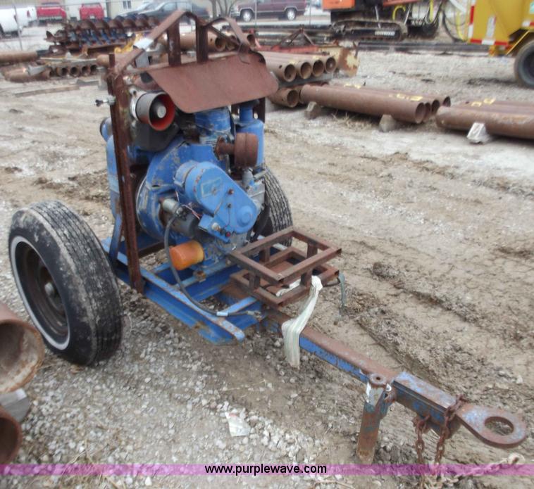 image for item B6234 Gorman Rupp towable 4" water pump