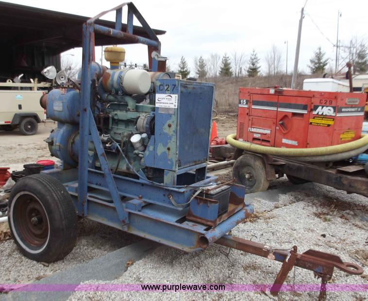 image for item B6238 Gorman Rupp towable 6" water pump