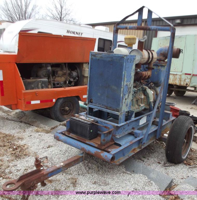 image for item B6238 Gorman Rupp towable 6" water pump