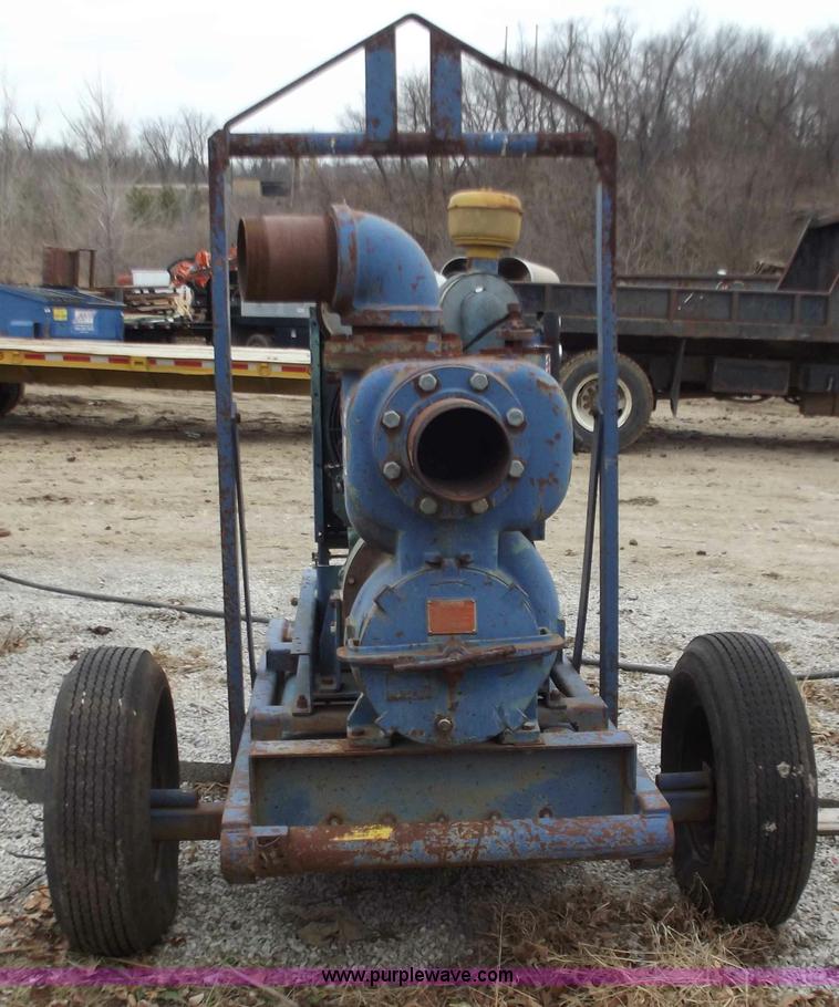 image for item B6238 Gorman Rupp towable 6" water pump