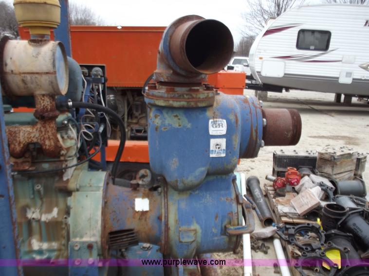 image for item B6238 Gorman Rupp towable 6" water pump