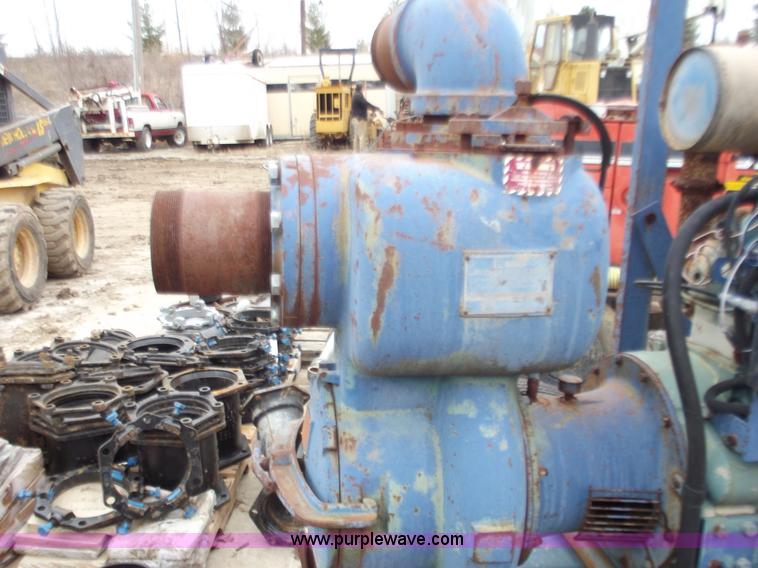 image for item B6238 Gorman Rupp towable 6" water pump