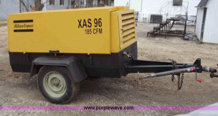 image for item B6244 2000 Atlas Copco XAS96 towable compressor