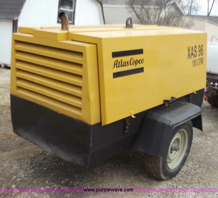 image for item B6244 2000 Atlas Copco XAS96 towable compressor
