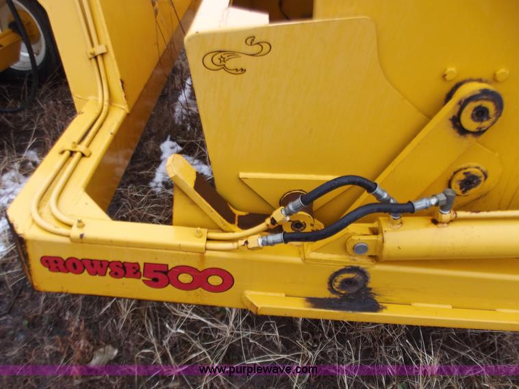 image for item B6247 2009 Rowse 500 dirt scraper
