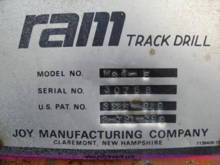 image for item C5991 Joy Ram MS4-E track drill