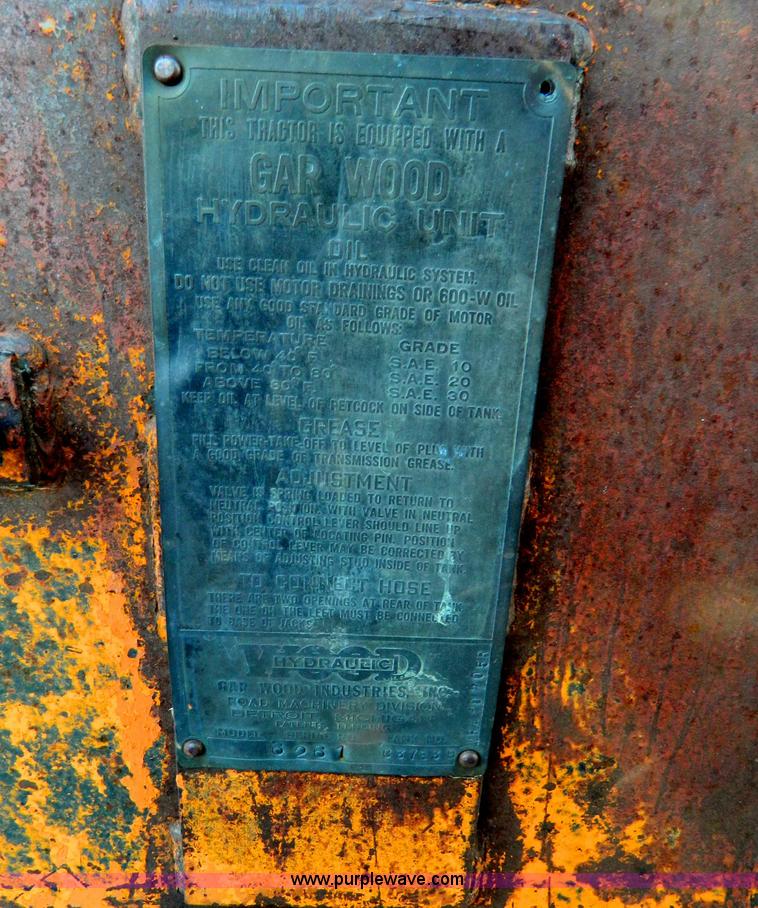 image for item D8766 Allis Chalmers HD7 crawler tractor