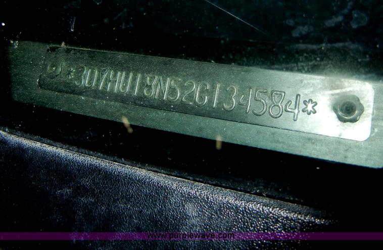 image for item A3447 2002 Dodge Ram 1500 SLT quad cab pickup truck Non-repairable certificate, parts only