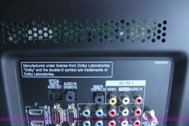 image for item A7314 LG 60" plasma television