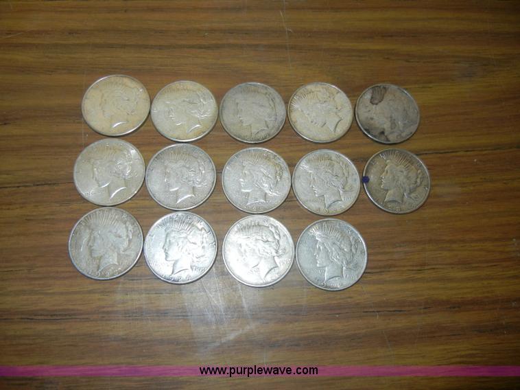 image for item S9263 (15) Peace dollars