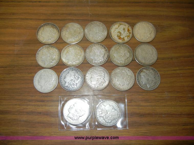image for item S9267 (18) Morgan silver dollars