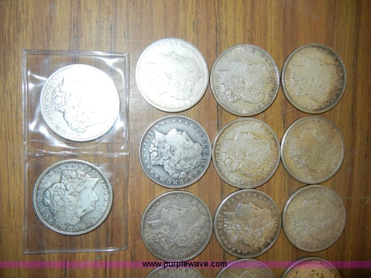 image for item S9267 (18) Morgan silver dollars