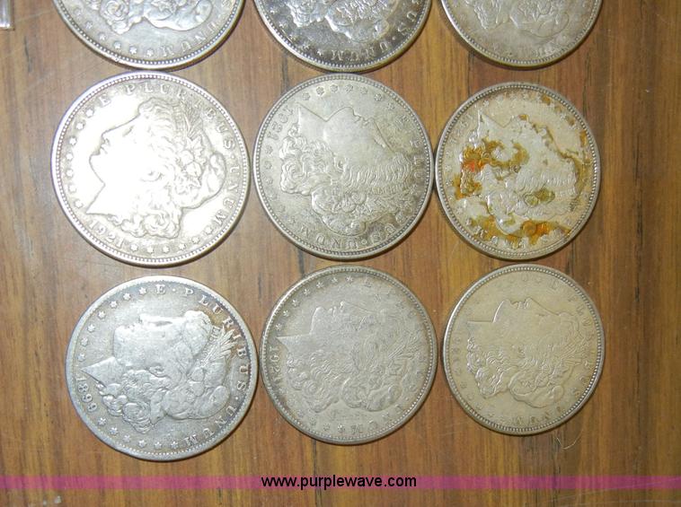 image for item S9267 (18) Morgan silver dollars