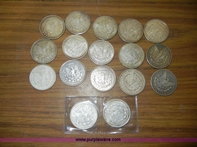 image for item S9267 (18) Morgan silver dollars