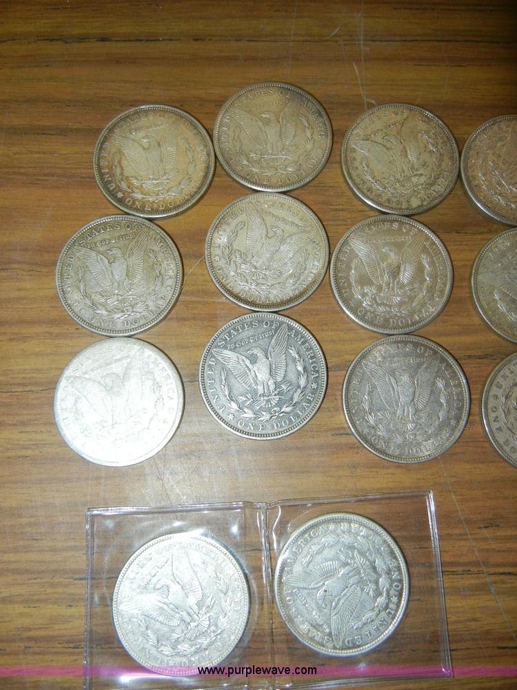image for item S9267 (18) Morgan silver dollars
