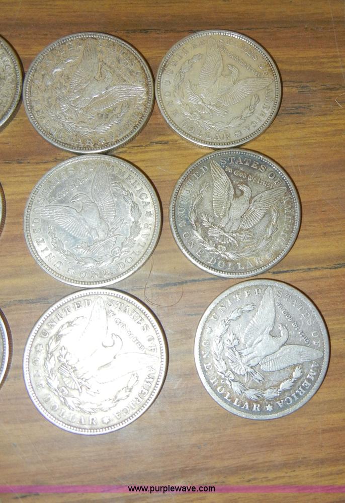 image for item S9267 (18) Morgan silver dollars