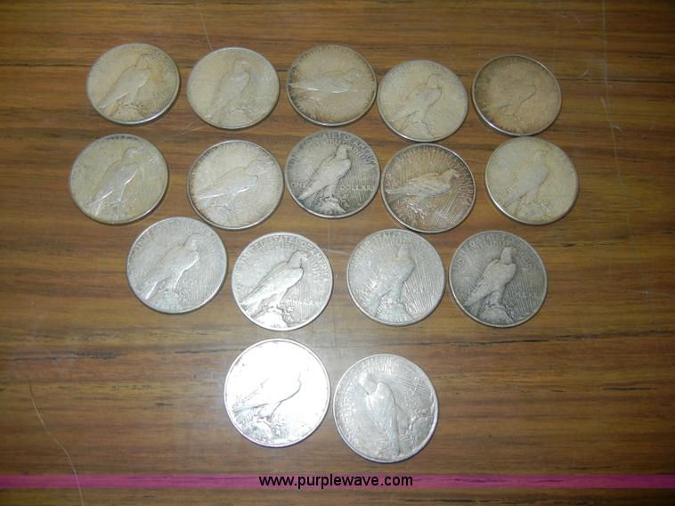 image for item S9270 (16) Peace dollars