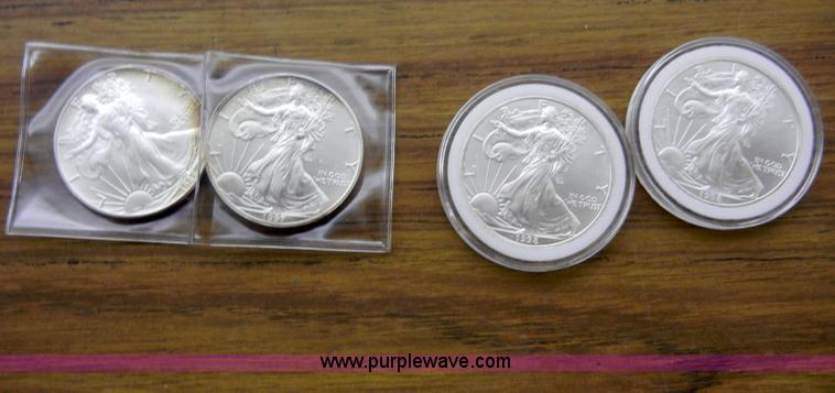 image for item S9271 (19) Silver American Eagles