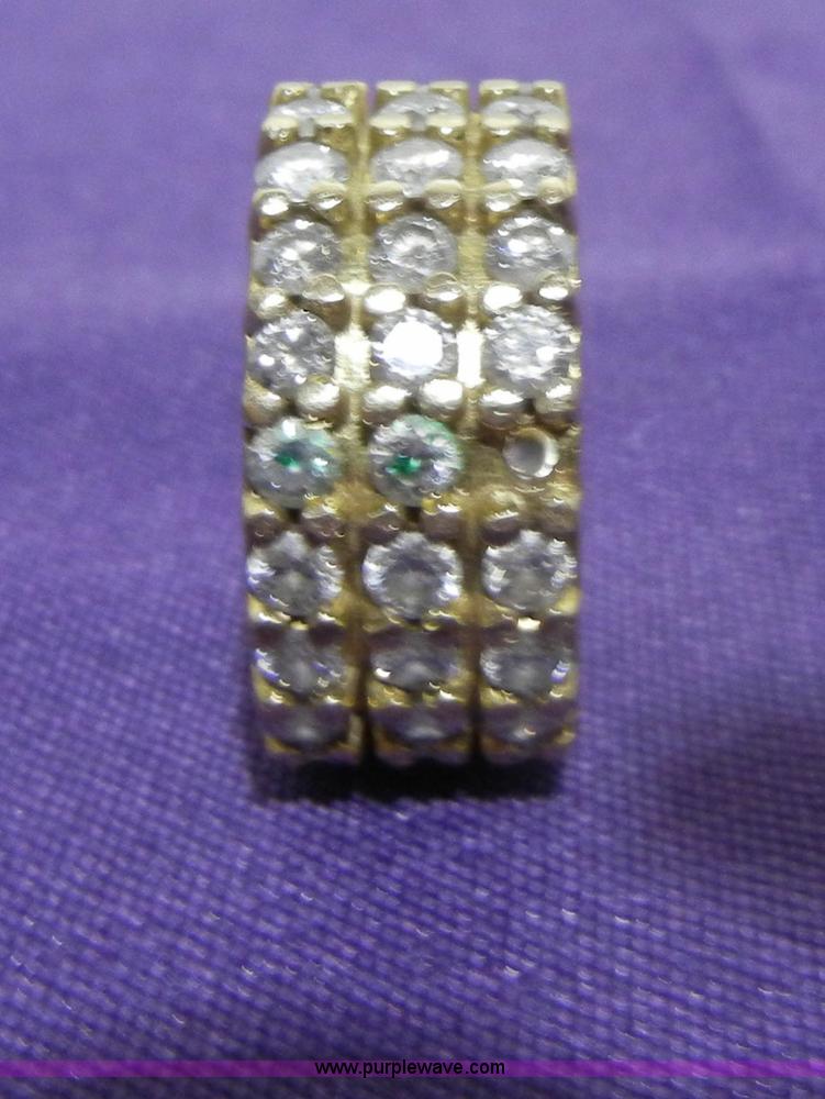 image for item S9285 14 kt gold and white diamond ring