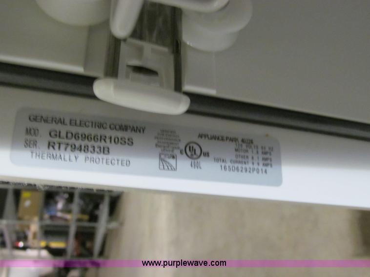 image for item S9293 GE stainless steel dishwasher