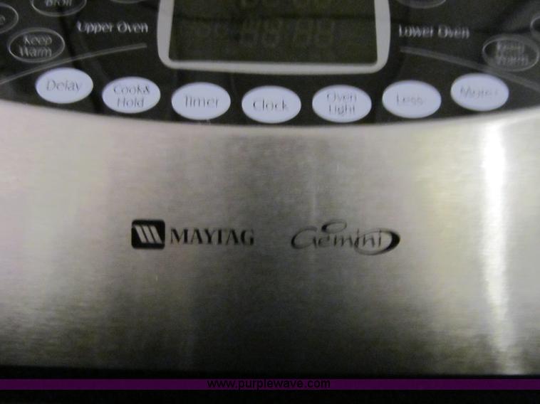 image for item S9294 Maytag Gemini gas stove