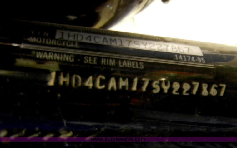 image for item S9321 1995 Harley Davidson Sportster 883 motorcycle