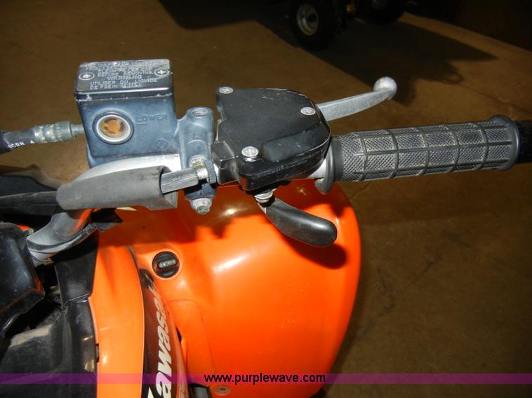 image for item S9323 2006 Kawasaki KFX400 four wheeler
