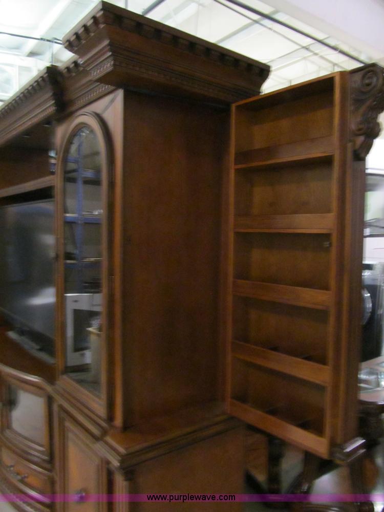 image for item S9328 Cordovan three section entertainment center