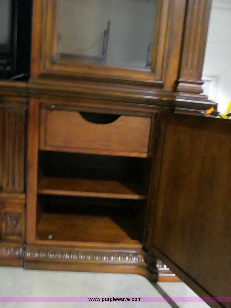 image for item S9328 Cordovan three section entertainment center