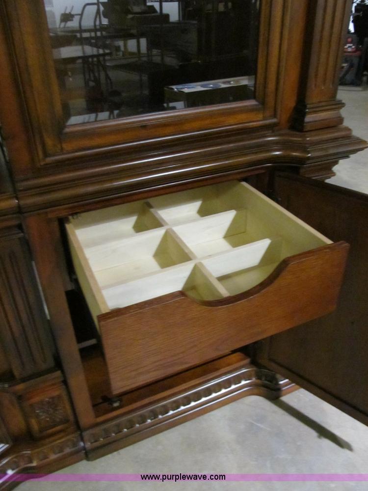 image for item S9328 Cordovan three section entertainment center