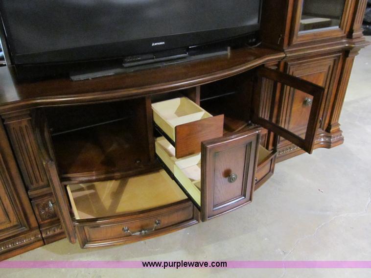 image for item S9328 Cordovan three section entertainment center