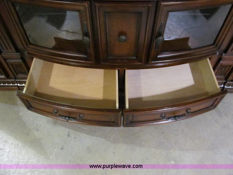 image for item S9328 Cordovan three section entertainment center