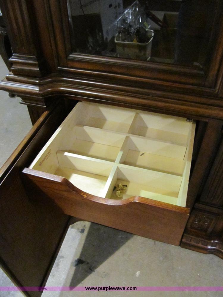 image for item S9328 Cordovan three section entertainment center