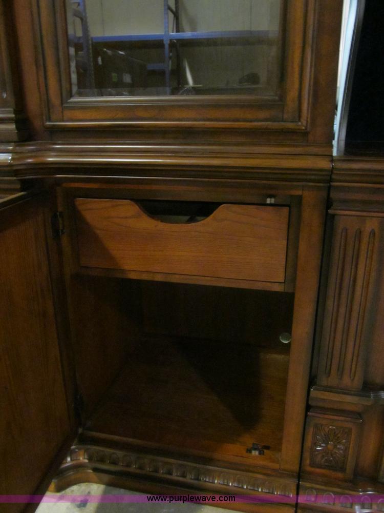 image for item S9328 Cordovan three section entertainment center