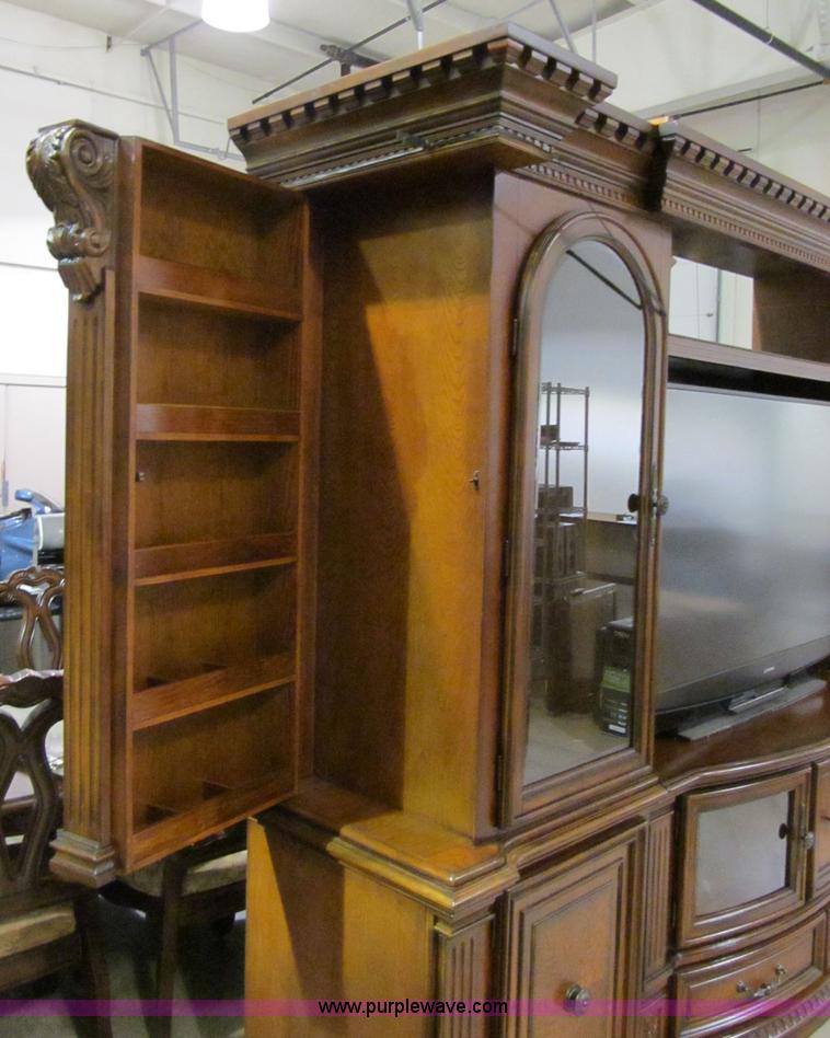 image for item S9328 Cordovan three section entertainment center