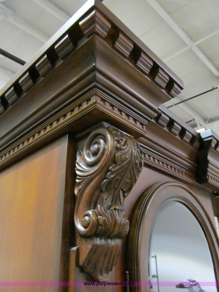 image for item S9328 Cordovan three section entertainment center