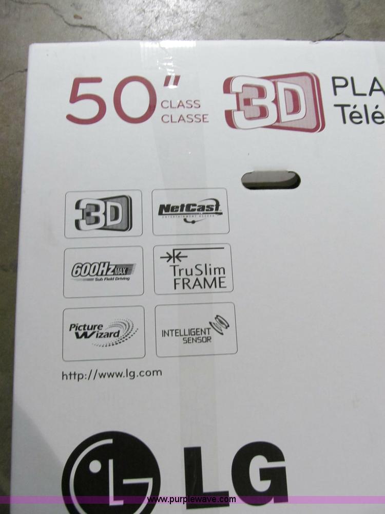 image for item S9337 LG 50" 3D plasma television with remote, stand and power cord