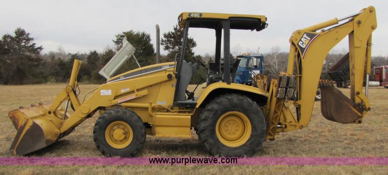image for item B2176 1997 Caterpillar 416C backhoe