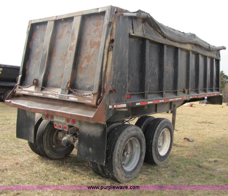 image for item B2187 1982 CMC 22' tandem axle dump trailer