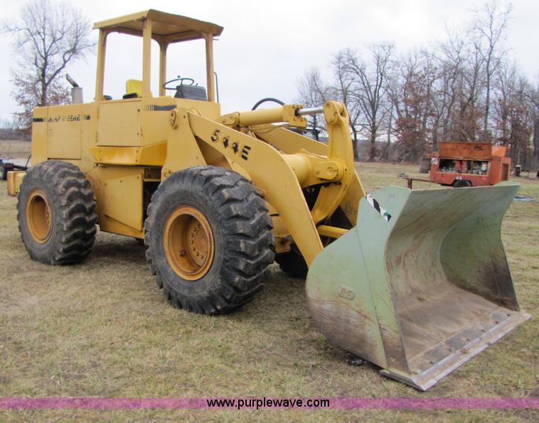 image for item B6191 1992 John Deere 544E articulating wheel loader