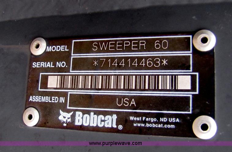 image for item E9586 Bobcat 60" sweeper broom