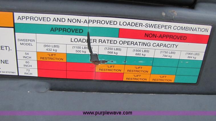 image for item E9586 Bobcat 60" sweeper broom